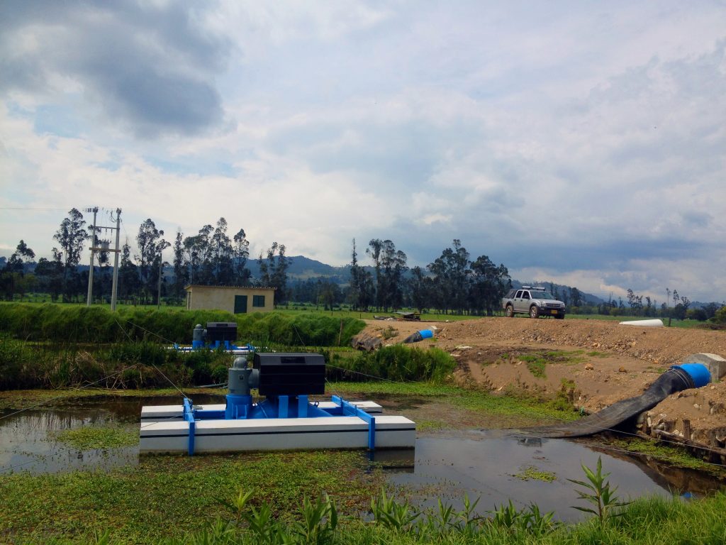 Estación de Bombeo Flotante, Simijaca-Cundinamarca, 2012